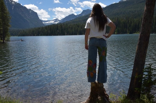 Bloom Handmade Patchwork Jeans