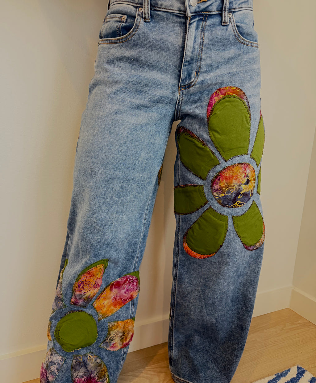 Bloom Handmade Patchwork Jeans