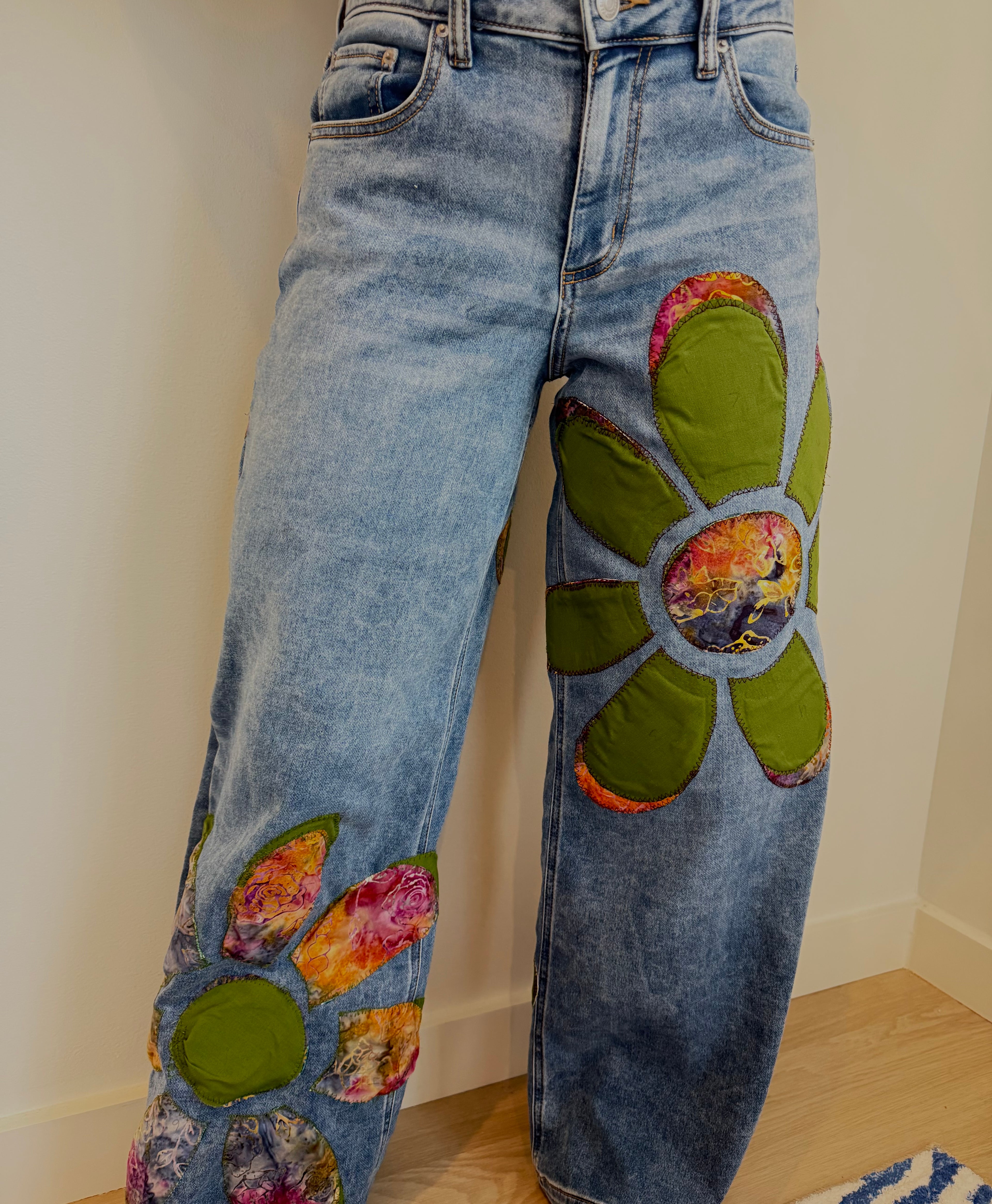 Bloom Handmade Patchwork Jeans