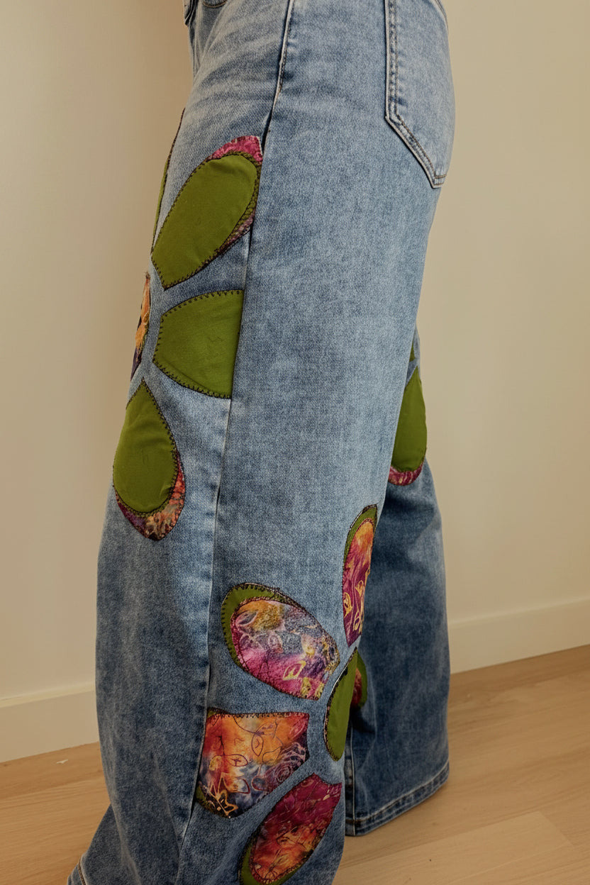 Bloom Handmade Patchwork Jeans