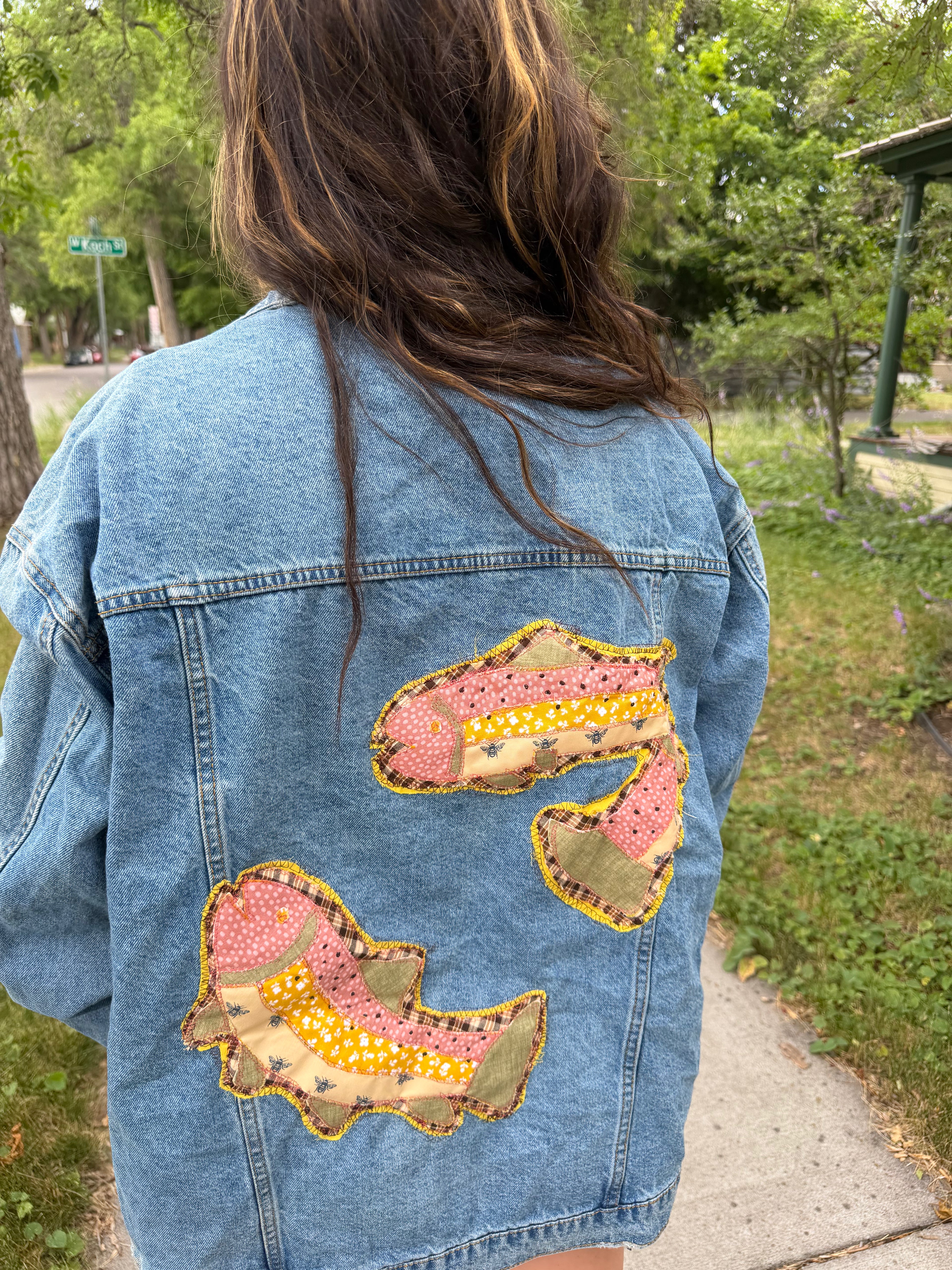 Pastel Trout Denim Levi Jacket