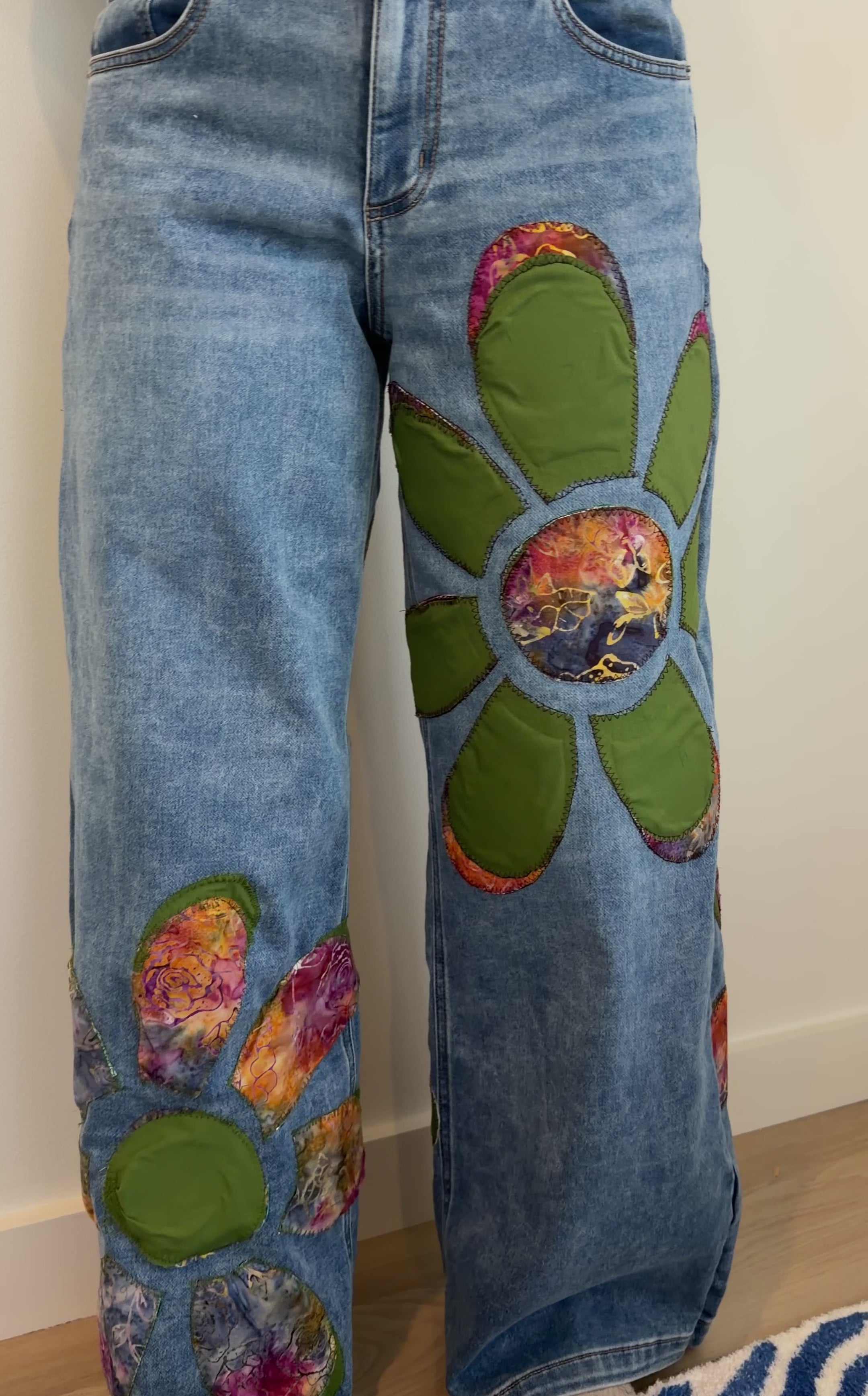 Bloom Handmade Patchwork Jeans